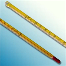 Thermomètre de précision au liquide rouge